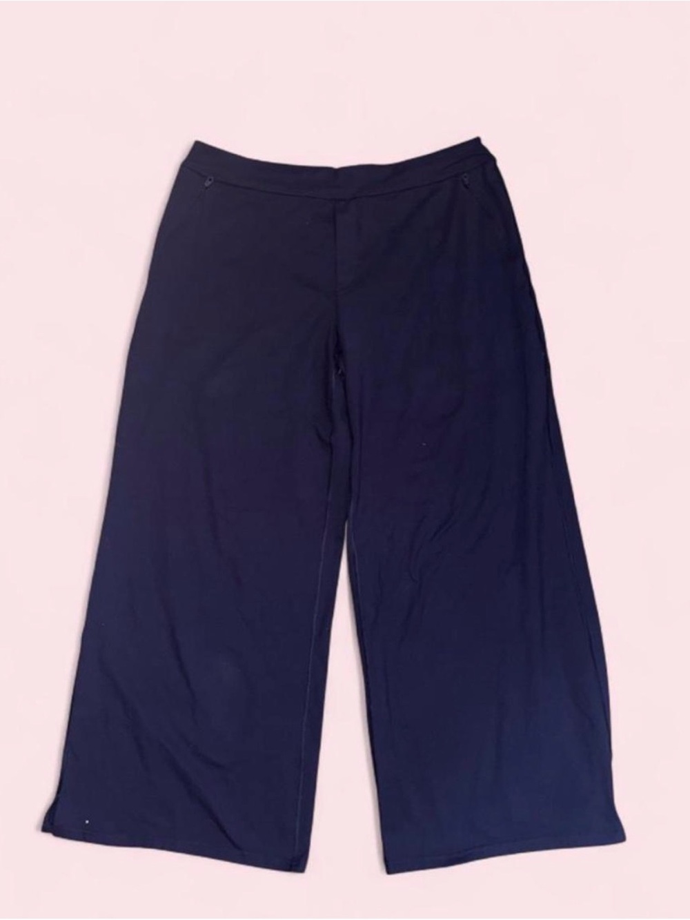 aerie Navy Wide Leg Pants
